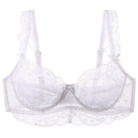 Summark Womens Sexy Lace Bra Sheer Non Padded Unlined Bra Floral