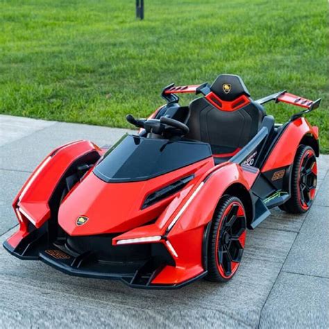 Pp Infinite Kids Lamborghini 12v Electric Ride On Car For Kids With