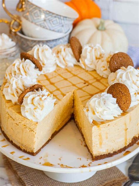 no bake pumpkin cheesecake with ginger snap crust video tatyanas everyday food