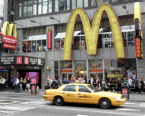 Mcdonalds Restaurant Times Square New York City Flickr Photo