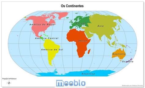 Mapa Múndi Atual Político E Continentes Blog Brasil