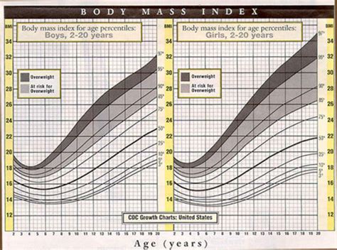 Printable Bmi Chart For Kids