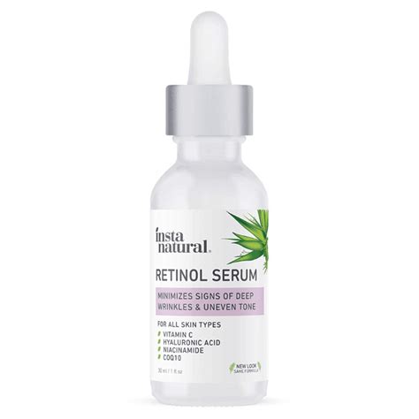 Instanatural Retinol Serum Anti Wrinkle Anti Aging Facial Serum