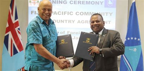 Fijian Government Enhances Collaboration With Pacific Community The