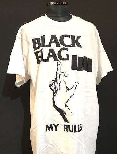 Black Flag My Rules T Shirts Vortex Online Store