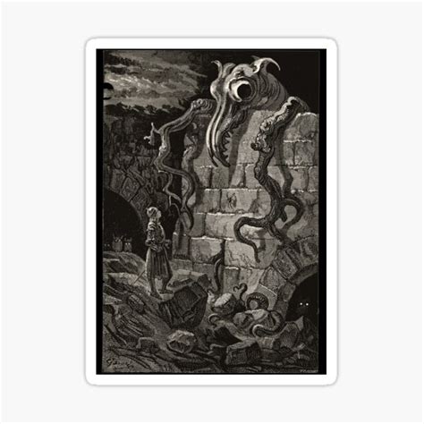Gustave Doré The Gnarled Monster 1866 Sticker For Sale By