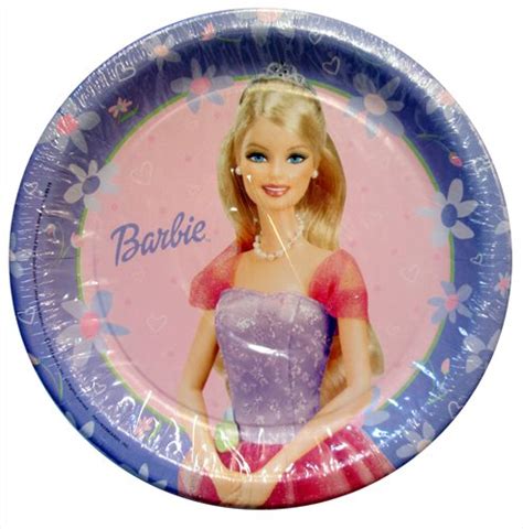 Barbie Celebration Large Paper Plates 8ct