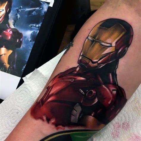 70 Iron Man Tattoo Designs For Men Tony Stark Ink Ideas