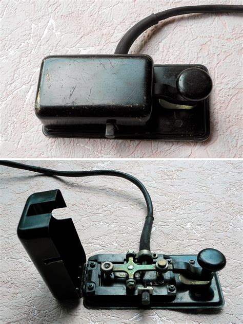 Military Telegraph Key 4 Vintage Soviet Morse Key Etsy