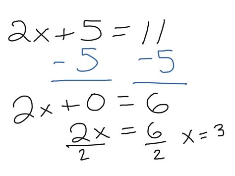 Solving Two Step Equation Math Algebra Solving Equations High