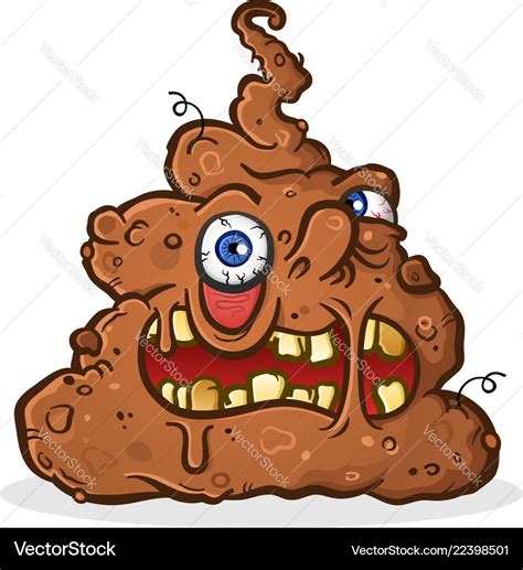 Mad Poop Emoji