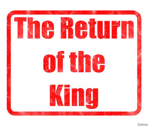 The Return Of The King Text Effect And Logo Design Movie