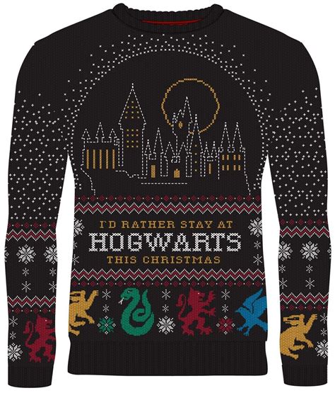 Buy The Harry Potter Hogwarts Christmas Jumper Free Delivery Merchoid