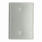 Images of Leviton Stainless Steel Blank Wall Plate