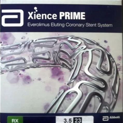 Abbott Xience Prime Stent Everolimus Eluting Coronary Stent System For
