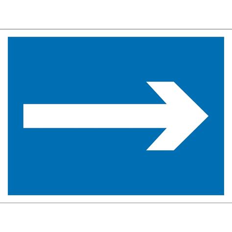 Examples of events where directional signs are especially useful are conferences, fairs, trade shows, large fundraising events, marathons & other races, and concerts. Mandatory Directional Arrow Signs - from Key Signs UK