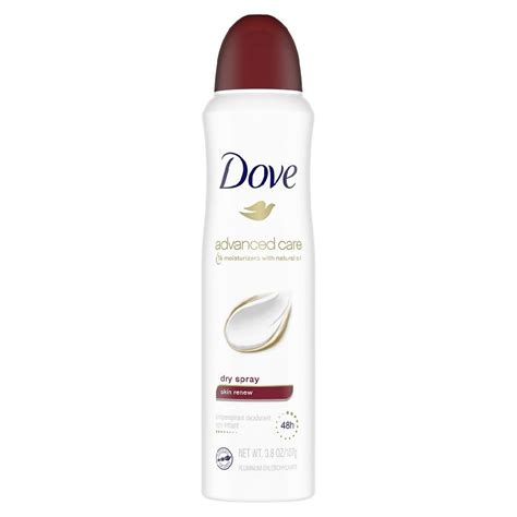 Dove Dry Spray Antiperspirant Deodorant Clear Tone Skin Renew Walgreens