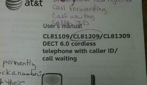 Owners Manual for AT&T Cordless Telephone and 50 similar items