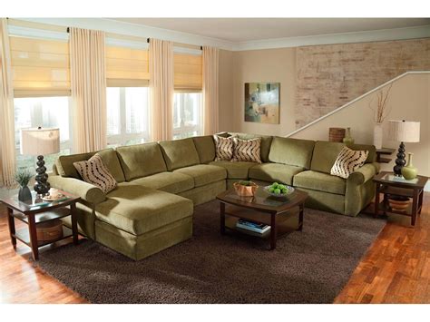 Broyhill Furniture Veronica Chaise Sectional With Sleeper Ahfa