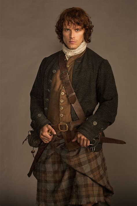Sam Heughan As Jamie Fraser Outlanders Official Character Portraits