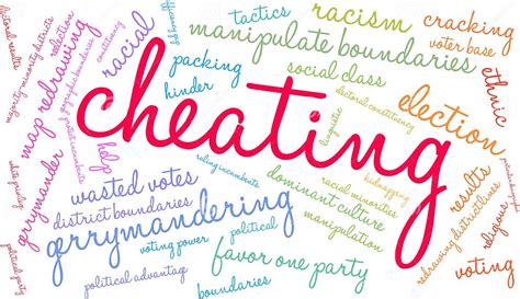 Cheating Word Cloud Stock Vector Illustration Of Discrimination