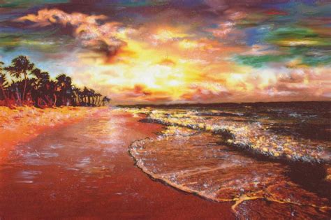 Sunset 3 Painting By Eric Sosnowski Fine Art America