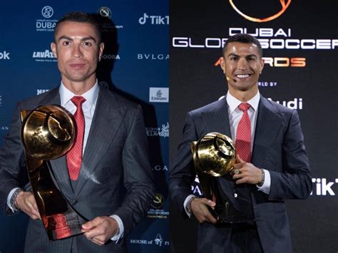 Video Cristiano Ronaldo Voted Player Of The Century At The Globe