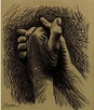 The Artist`s Hands by Henry Moore (1898-1986, United Kingdom ...