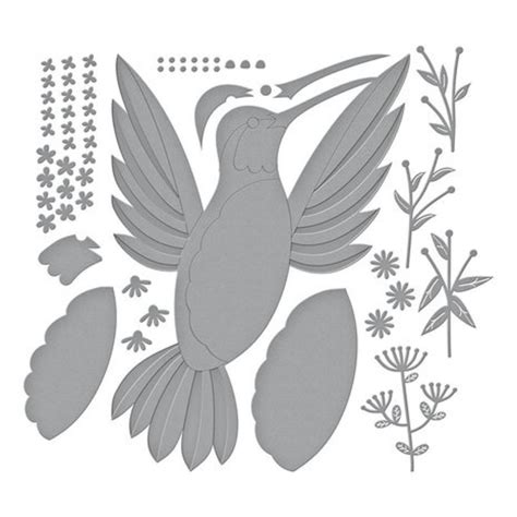 Spellbinders Bibis Hummingbirds Hummingbird Card Creator Dies S7 231