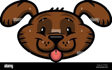 Dog Face Vector Icon Stock Vector Image And Art Alamy