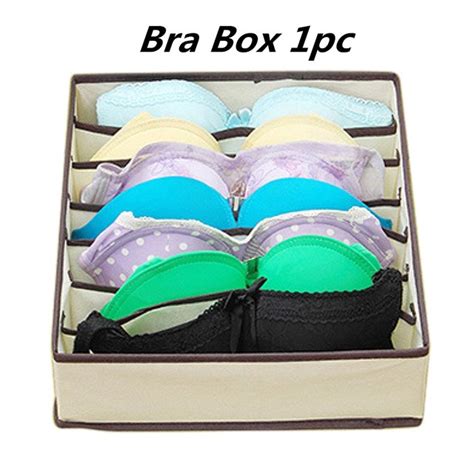 Underwear Storage Box Bra Organiser Wardrobe Organizer Drawer Divider For Bras Panties Scarf