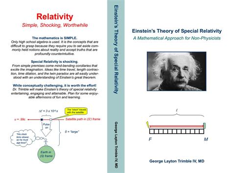 Einsteins Theory Of Special Relativity Book By Dr George Trimble