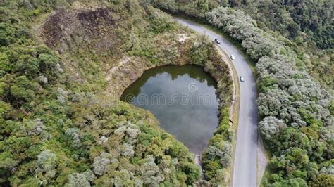 Aerial Shot Over Cerro De La Muerte In Costa Rica Stock Image Image