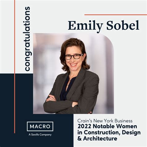 Emily Sobel Named A 2022 Notable Woman In Construction Design