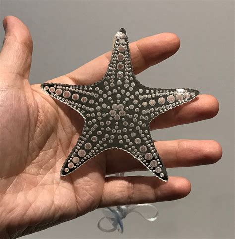 Lasercut Mirrored Acrylic Starfish Decoration Etsy