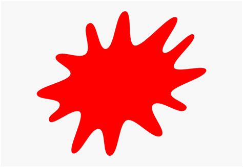 Red Paint Splatter Clip Art At Clker Com Vector Clip Red Paint