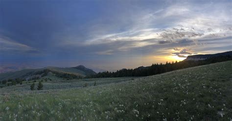 Fathers Day Adventures Sunset On The Drive Back Bighorn Mountains