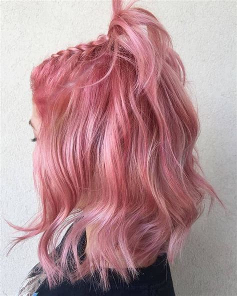 cool trendy creamy pink tresses pastel pink hair color hot hair colors ombre hair color hair