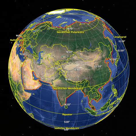 Physical Map Of The World Continents Nations Online Project