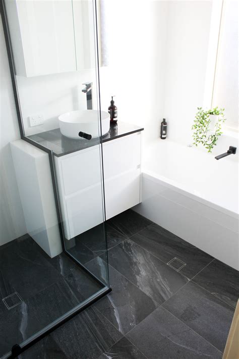 Matte Black Marble Bathroom Floor Bathroom Floor Tiles 6 Best Options
