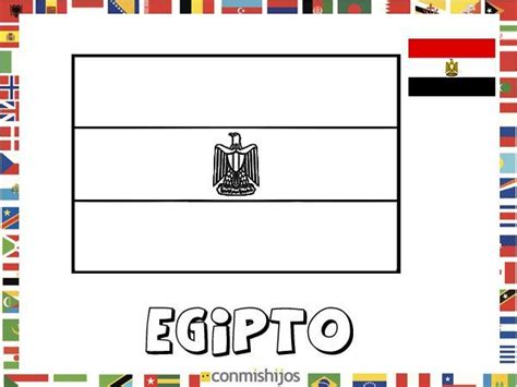 Bandera De Egipto Dibujos De Banderas Para Pintar Homeschool Africa