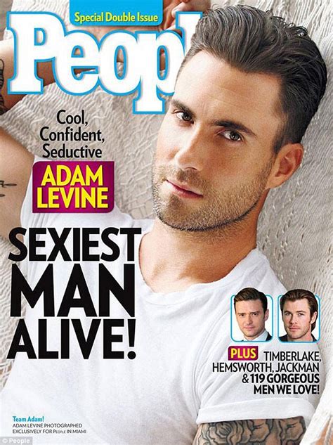 Adam Levine Crowned Peoples Sexiest Man Alive Daily Mail Online