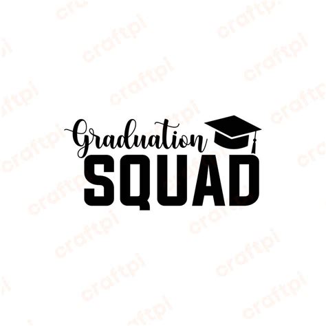 Graduation Squad Svg Png  Psd Dxf Files Craftpi