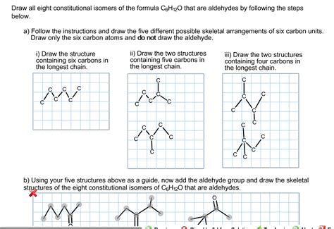 Solved Draw All Eight Constitutional Isomers Of The Formula Chegg Com