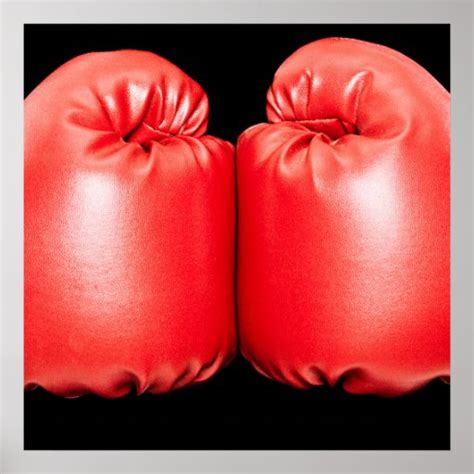 Boxing Gloves Poster Zazzle