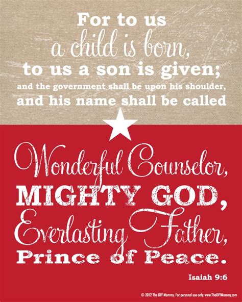 Saviour Of The World Isaiah 96 For To Us A Child Is Born To Us A