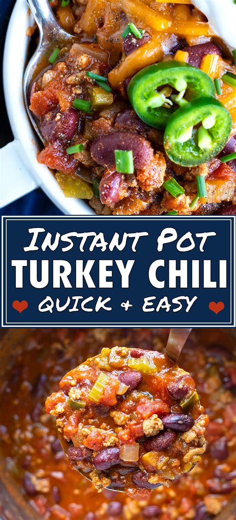 Healthy Instant Pot Turkey Chili Recipe Evolving Table Recipe