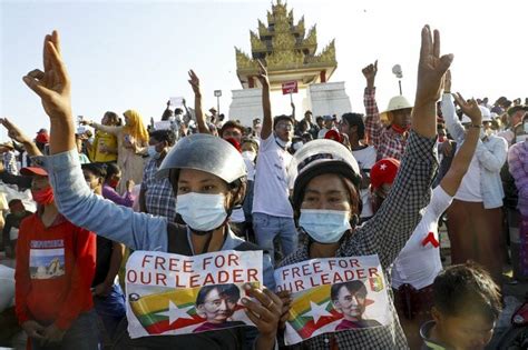 Myanmar Protester Dies First Death From Myanmar Coup Hua Hin Today