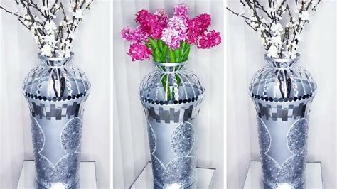 Enhance your decor with stylish floor vases, table vases, or handcrafted pieces of pottery to make your home look more inviting. Diy Tall Metallic Floor Vase| Quick and Easy 5 minutes ...