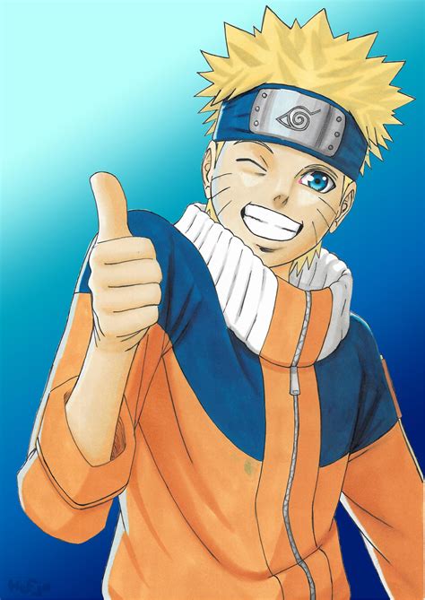Naruto Thumbs Up And Smile By Hefjo On Deviantart